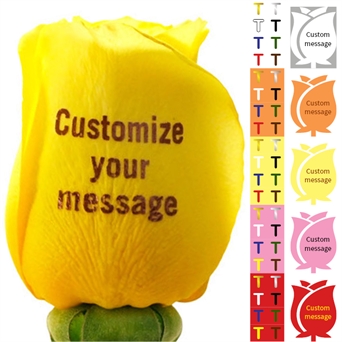 Customize Message on Multiple Roses
