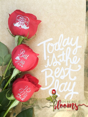 Assorted Father's Day in Red & Silver